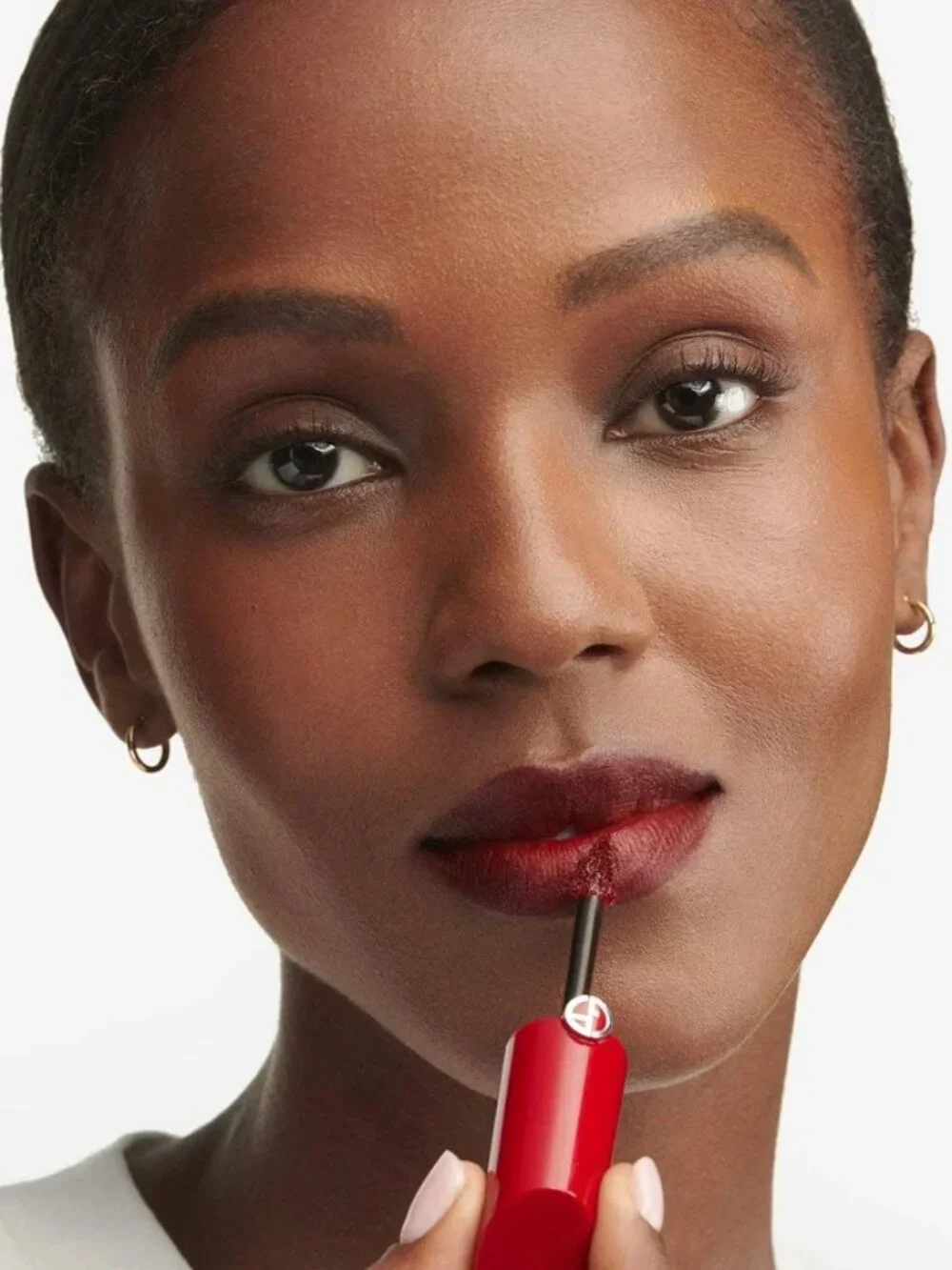 New Giorgio Armani lip maestro satin skin-on-skin vibrant lip 13 gala night